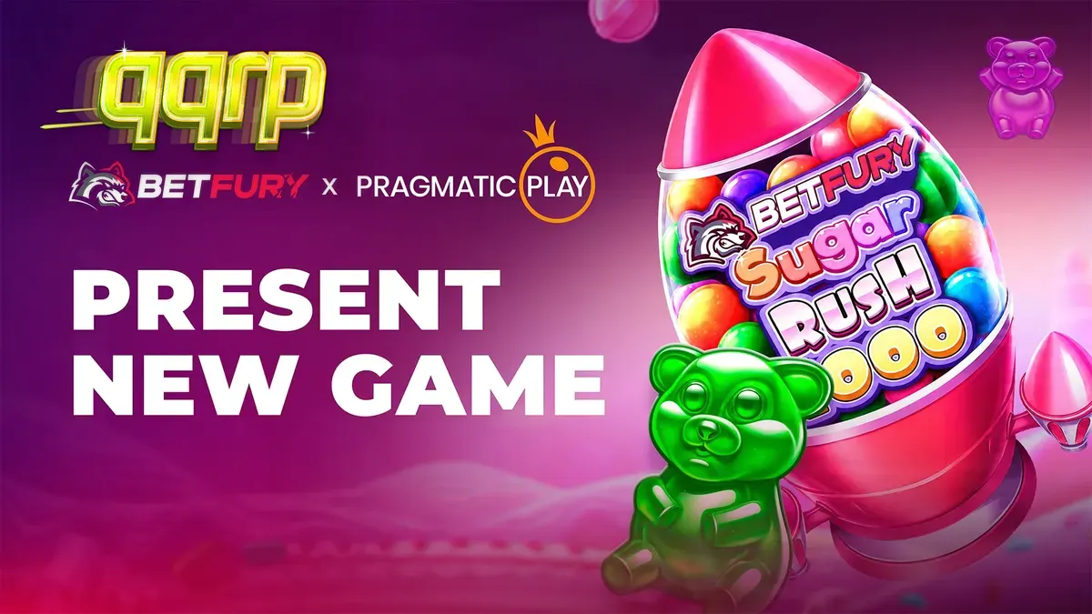 Tampilan visual grid 7x7 pada slot BetFury Sugar Rush 1000